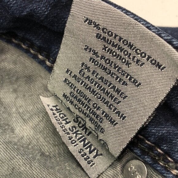 VINTAGE SILVER SUKI HIGH SKINNY JEANS 26x31 - Picture 10 of 13